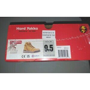 Mens Hard Yakka 3056 Side Zip Safety Composite Toe Ankle Boots Size US 10.5